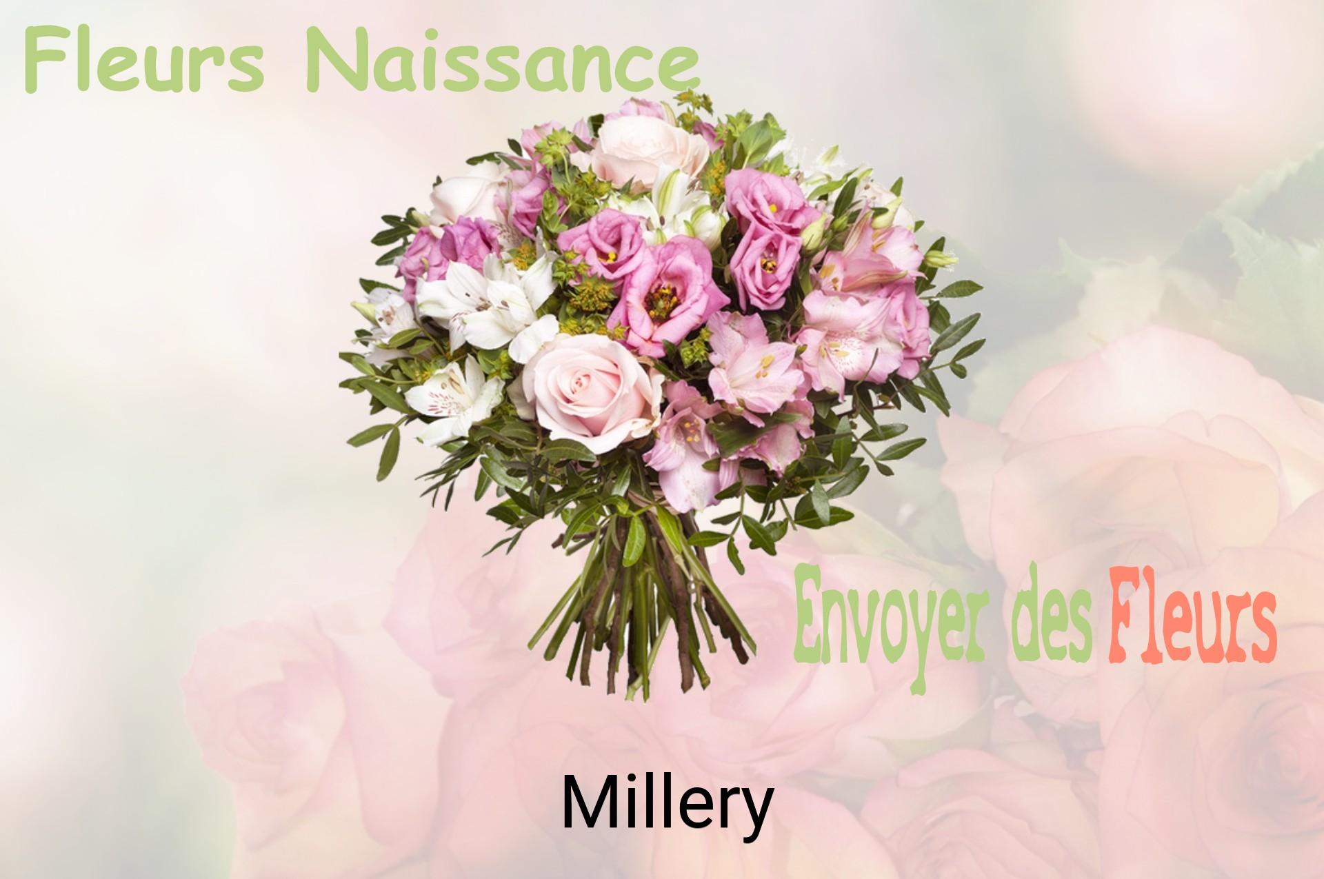 Bouquet de fleurs de naissance livré à Millery